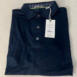 NWT Tasc Performance Cloud Polo Navy Blue